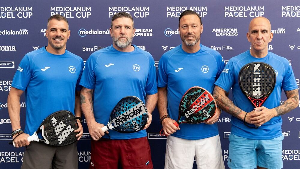 Padel: la Lazio vince il 'derby prima del derby' dei grandi calciatori
