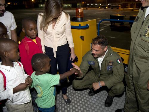 In Italia i bambini congolesi adottati