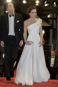Kate Middleton in bianco ai Bafta 2019 5