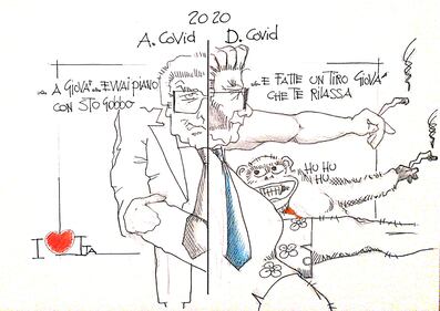 La vignetta del giorno: Mattarella prima e dopo il Covid 1
