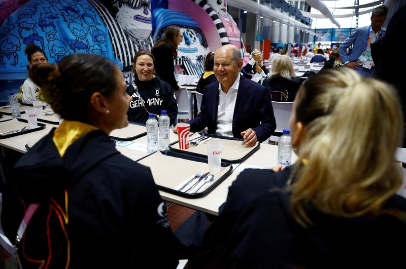 Parigi 2024 Scholz mensa olimpica