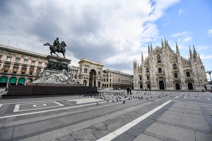 Milano, la prima domenica di blocco per il Covid-19 7