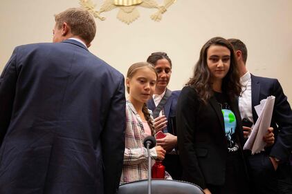 Greta Thunberg parla al Congresso Usa 4