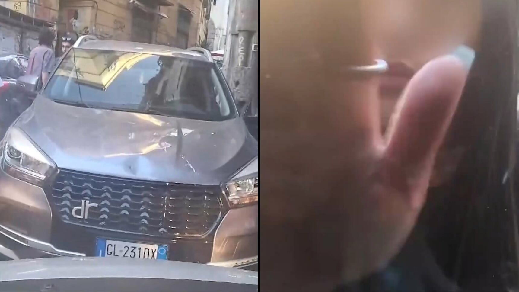 Prima va contromano, poi aggredisce una famiglia con tre figli. Follia nel centro di Napoli