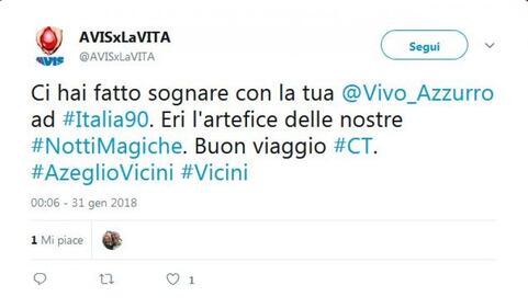 Il cordoglio social per la morte di Vicini 9