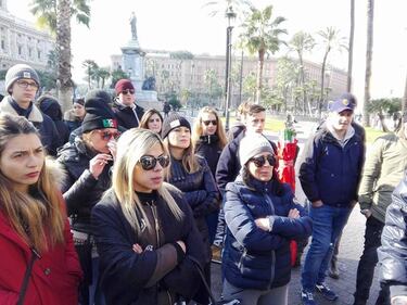 La protesta dell'estrema destra al fianco dei senza casa italiani 3