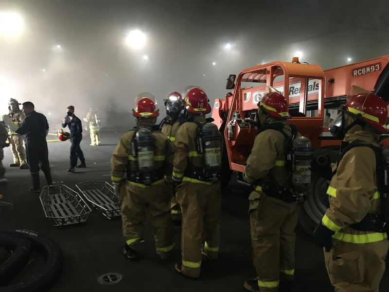 Incendio sulla Uss Bonhomme Richard 4