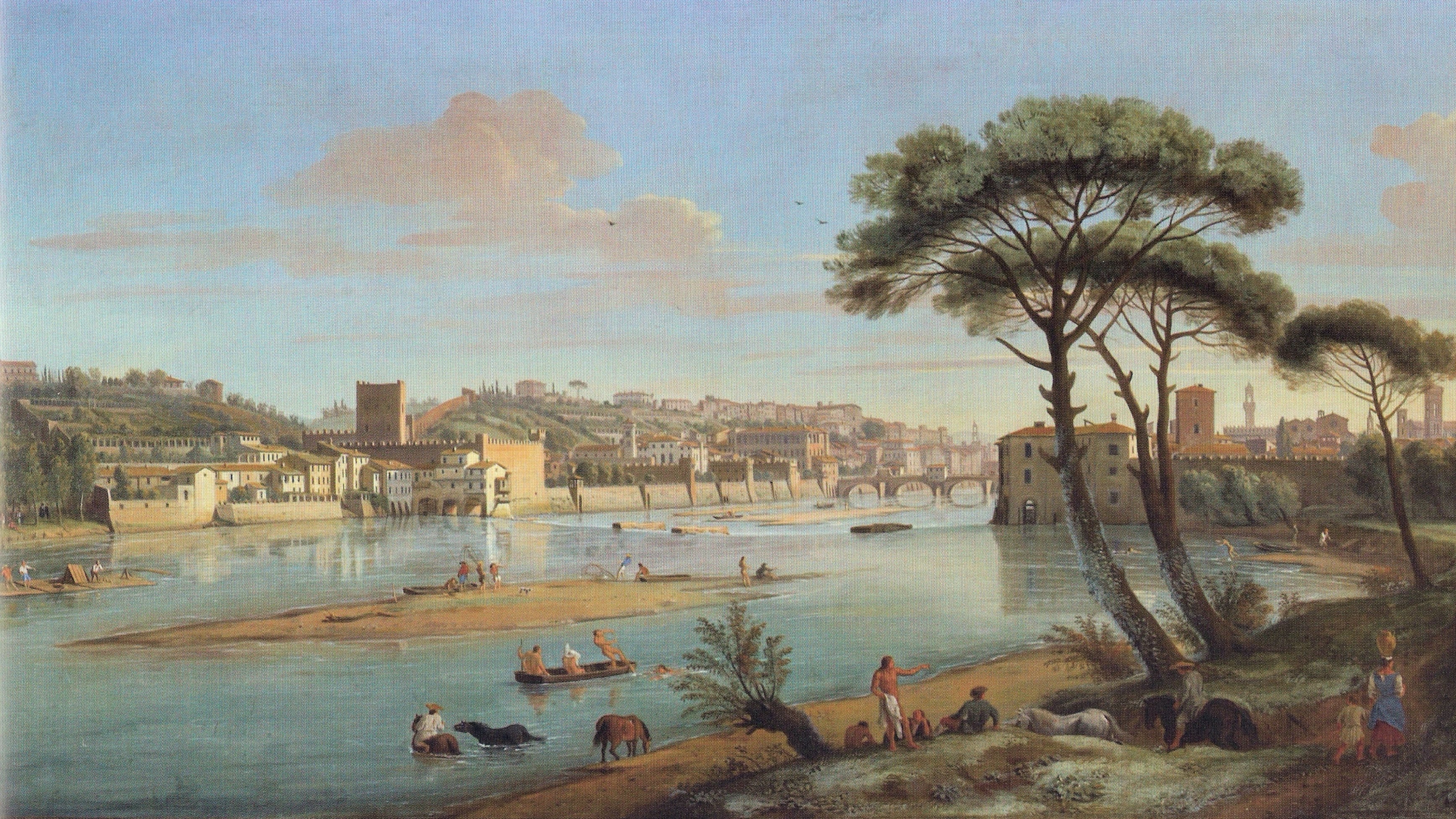 Quando l'Arno era d'argento (e si faceva il bagno)