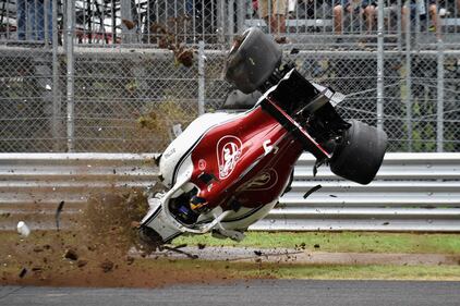 Formula Uno, Monza: la sequenza del terribile incidente di Ericsson 11