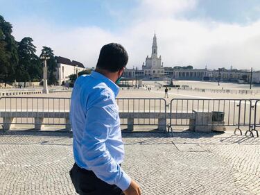 Matteo Salvini al santuario della Madonna di Fatima 3