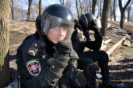 Kiev, la milizia anti-Maidan 8
