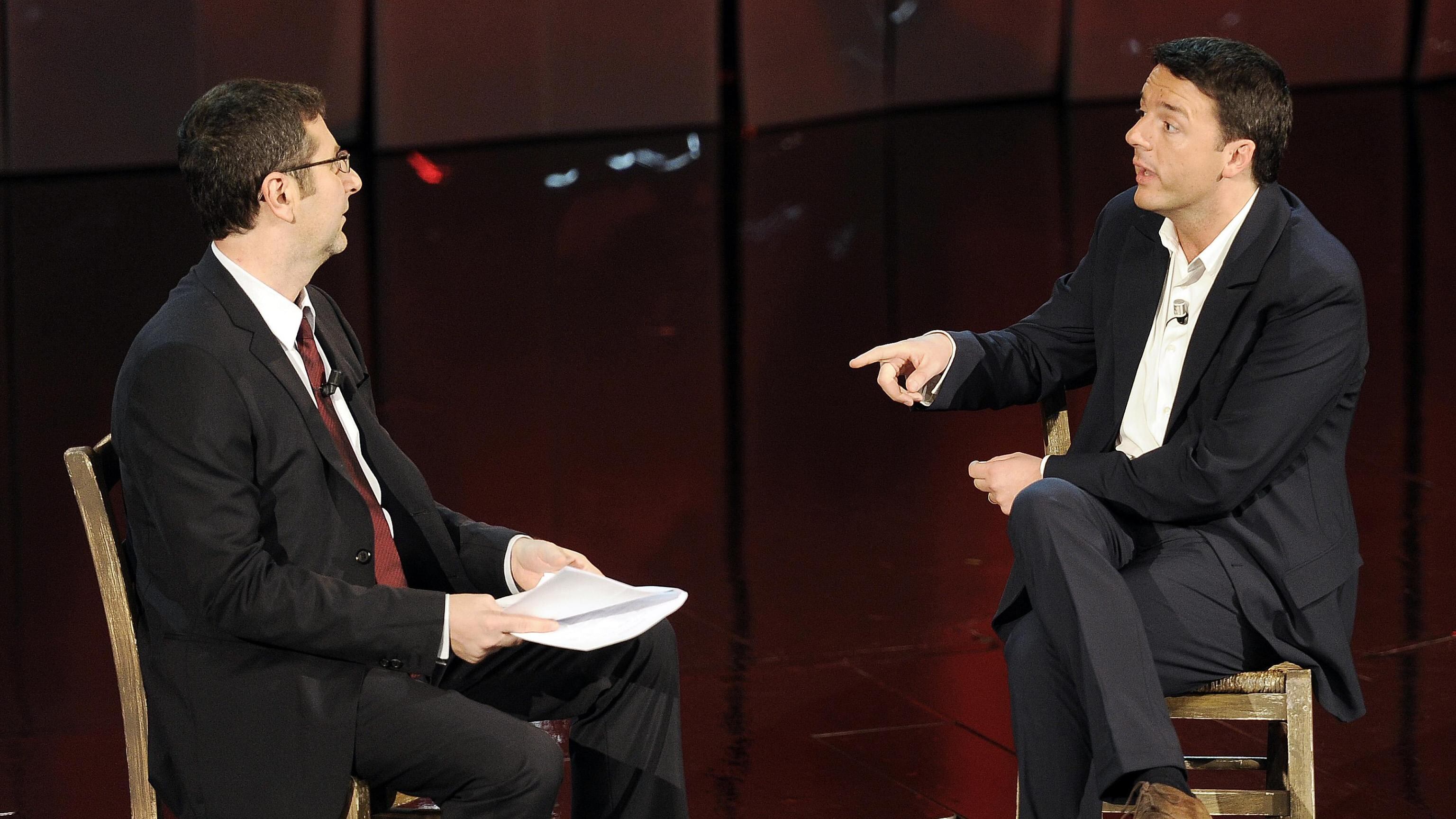 Renzi e Bersani da Fazio Segretario: "A Monti non conviene candidarsi"
