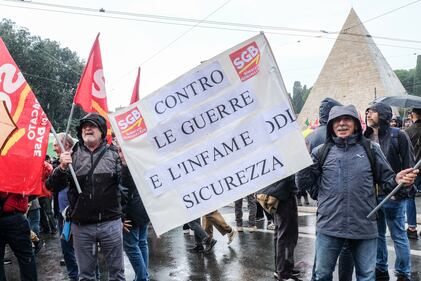 Manifestazione per la palestina di Roma 2