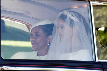 Harry e Doria Ragland al Royal Wedding: le foto 7