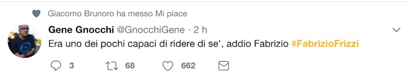 Fabrizio Frizzi, il cordoglio social dei vip 20
