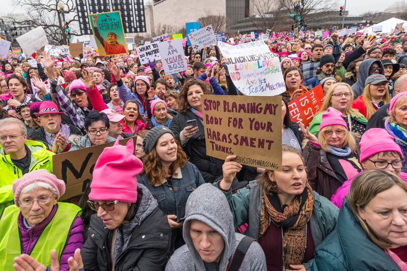 La marcia delle donne anti-Trump 6