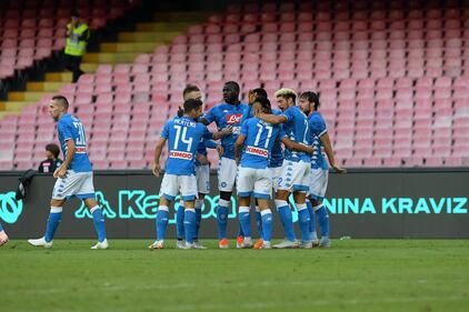 Il Napoli manda ko il Sassuolo: le immagini più belle della serata del San Paolo 8
