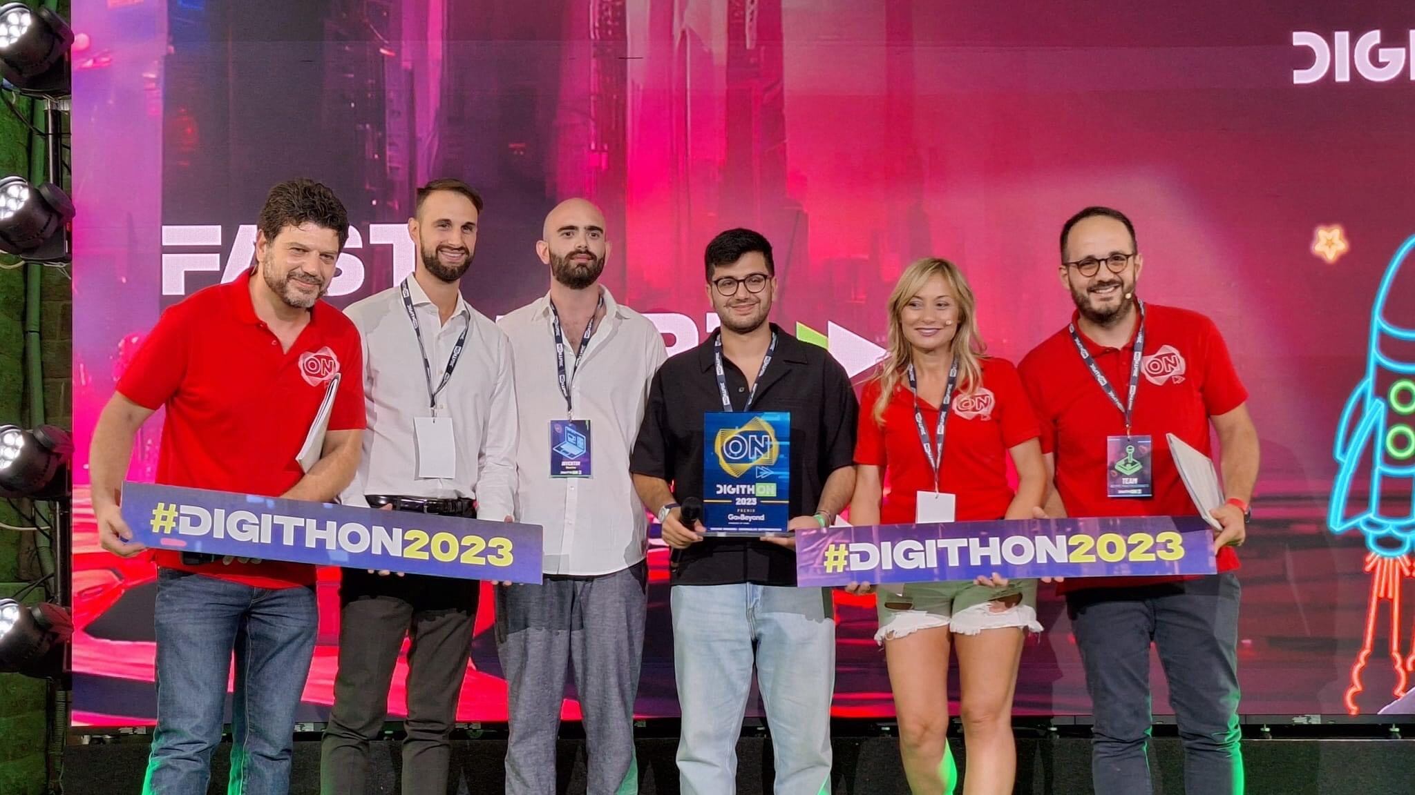 Premio GoBeyond alla startup Recivu in occasione di DigithOn