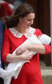 Kate Middleton e il Principe William col Royal Baby 9