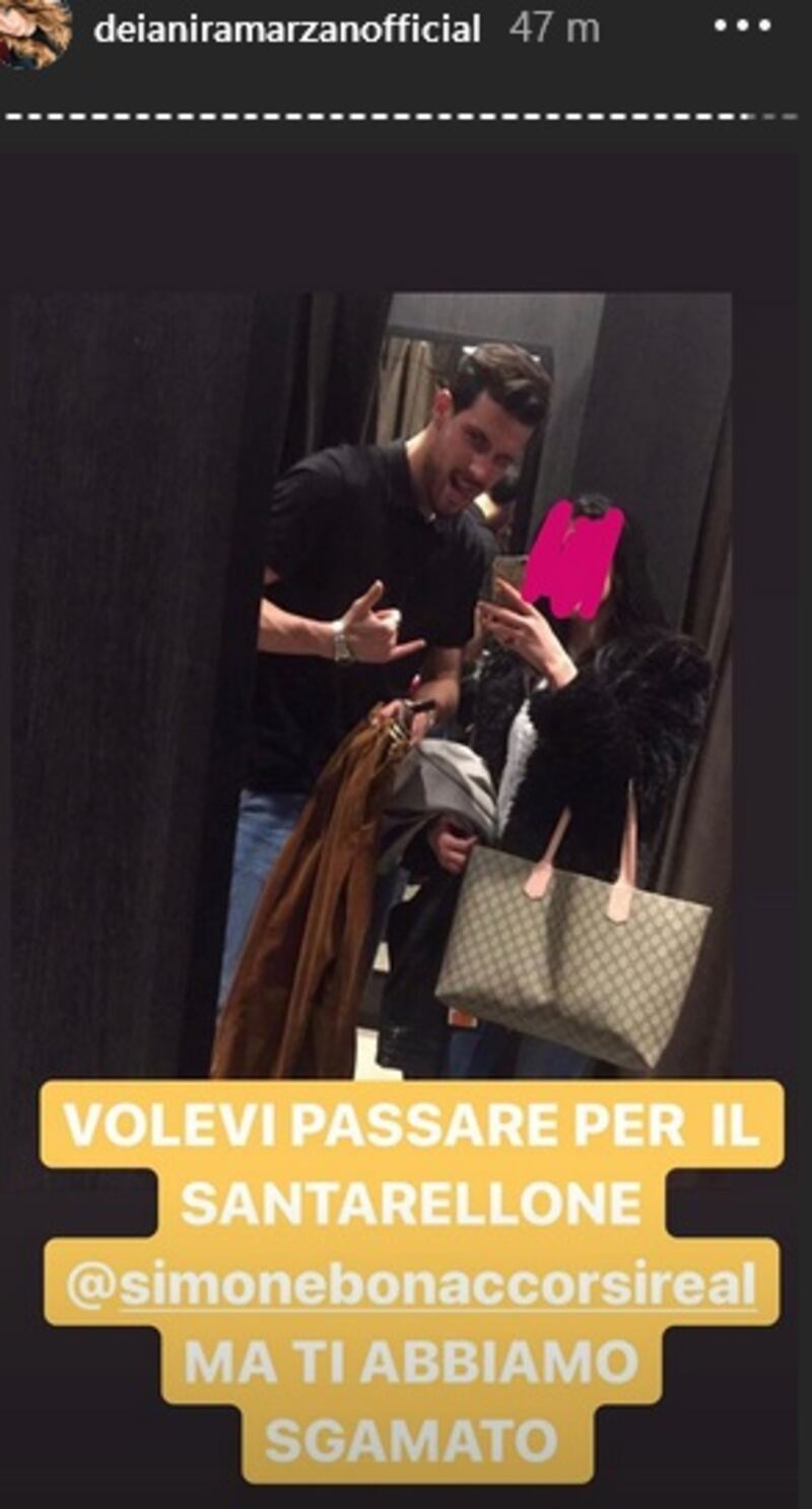 Simone Bonaccorsi e presunta amante