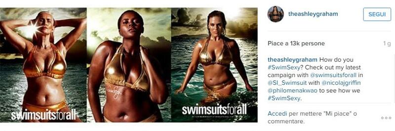 Modella curvy su Sport Illustrated 2