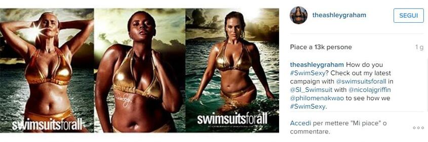 Modella curvy su Sport Illustrated 2