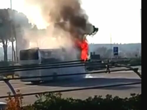 Vanno a Roma per partecipare a C'è posta per te ma il bus va a fuoco