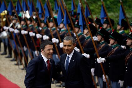 Renzi-Obama, l'incontro a Villa Madama 5