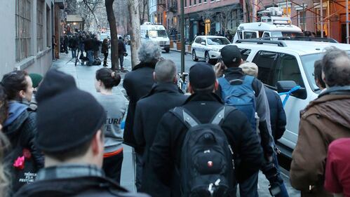 Polizia davanti all'appartamento di Philip Seymour Hoffman 5