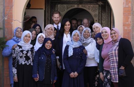 Meghan Markle, i look in Marocco: foto 2