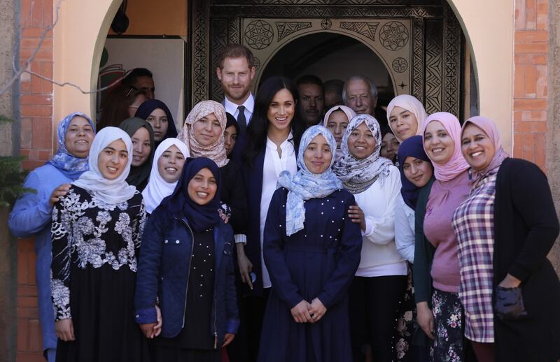 Meghan Markle, i look in Marocco: foto 2