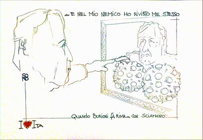La vignetta del giorno: Burioni allo specchio  1