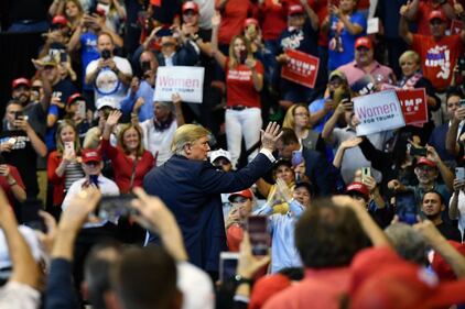 Donald Trump in campagna elettore in Florida 4
