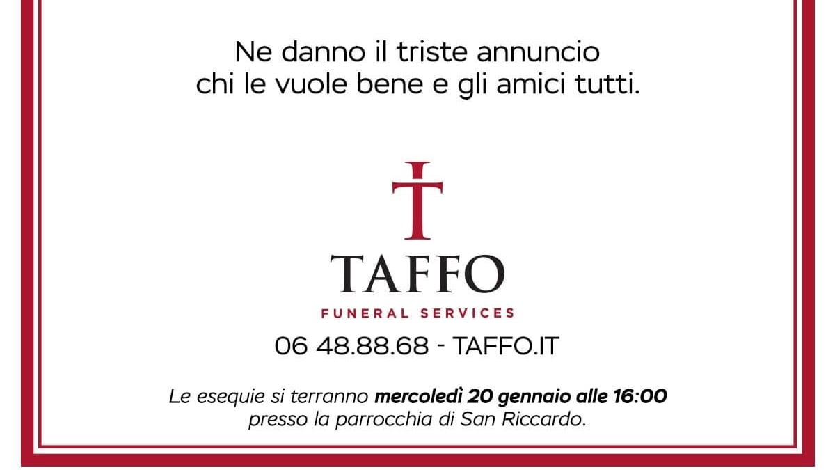 Quel manifesto funebre che scatena la polemica