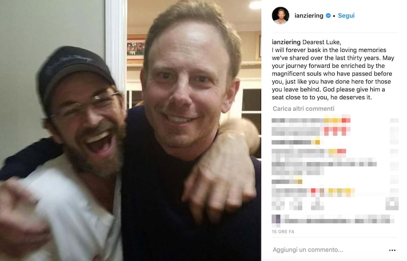 Luke Perry, il cordoglio social: foto 1