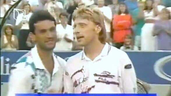 Australian Open '91: Camporese fa venire l'emicrania a Boris Becker