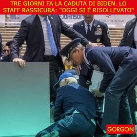 La satira del giorno. La caduta di Joe Biden 1