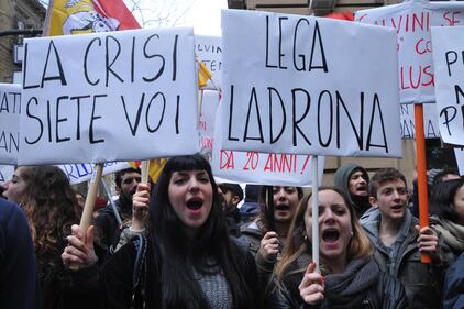Matteo Salvini contestato a Palermo 3