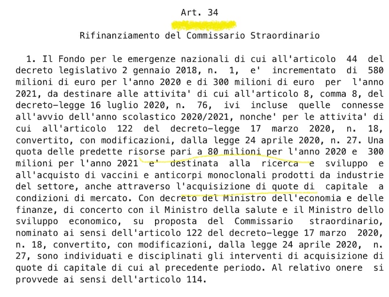 DECRETO LEGGE 14 AGOSTO