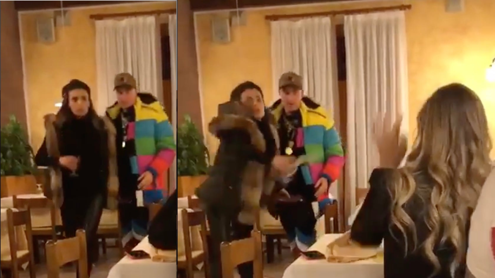 La “Bonas” di Bonolis aggredita dalla moglie di Francesco Facchinetti