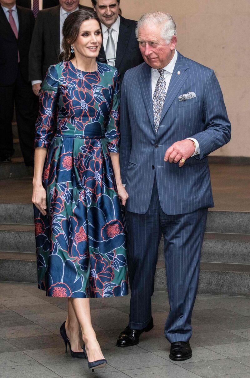 Il Principe Carlo: mostra alla National Gallery con Letizia di Spagna  7