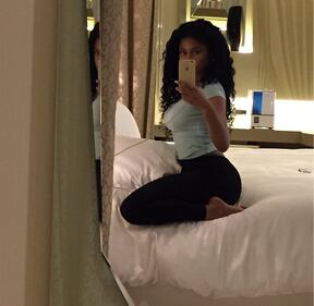 Nicki Minaj e i leggings trasparenti 11