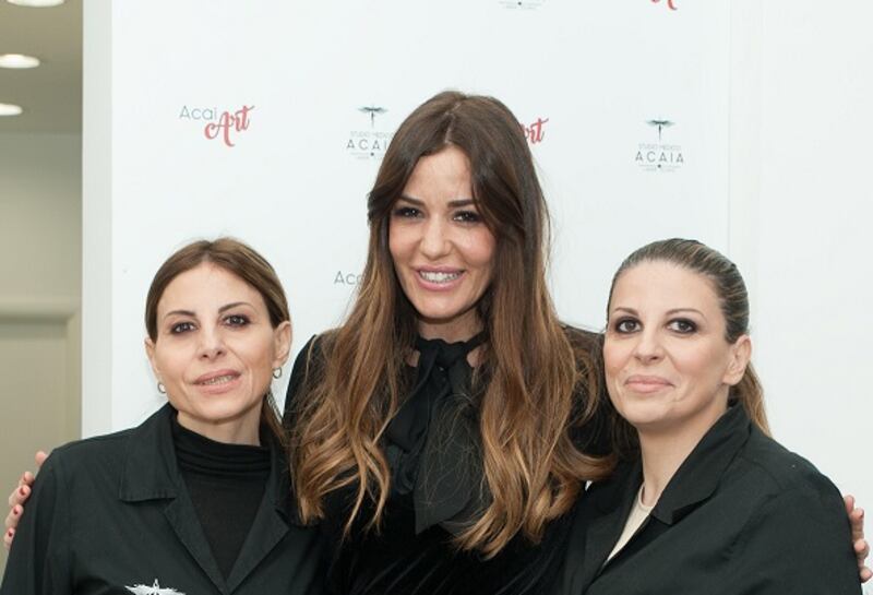 Parata di vip al Christmas Acaia Beauty aperiparty 3