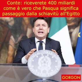 La satira del giorno: la Bibbia secondo Conte 1