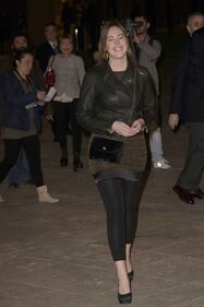 Chiodo, leggins e tacchi alti: la Boschi "conquista" Veltroni 5