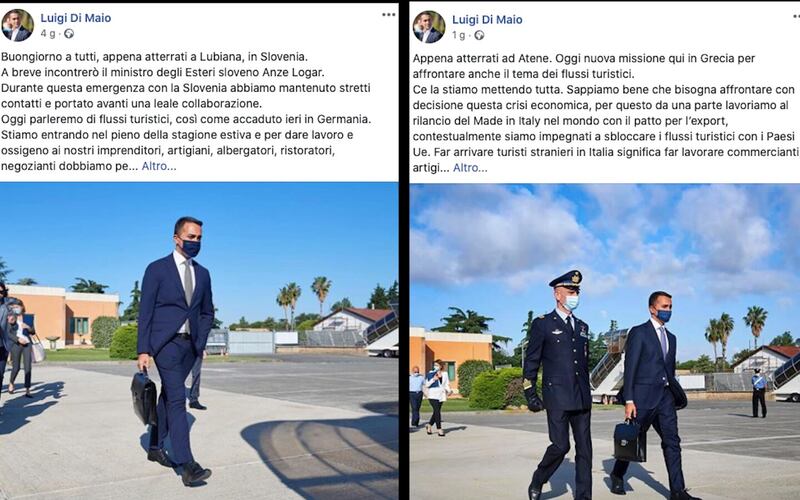 Di Maio aeroporto