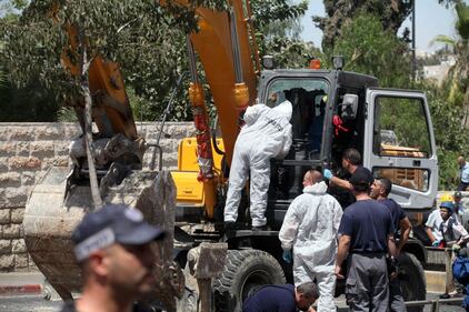 Gerusalemme, il luogo dell'attacco 4