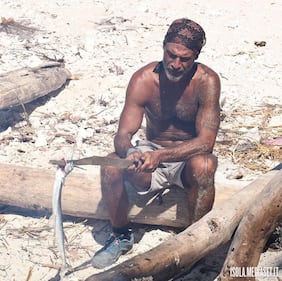 Raz Degan e Paola Barale all'Isola dei Famosi 19