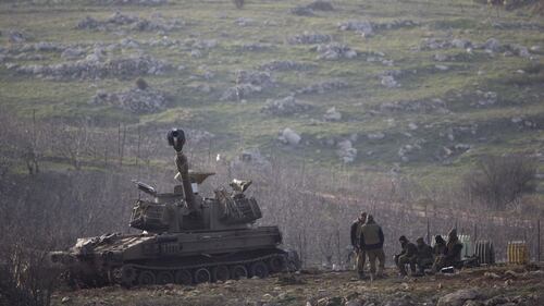 Soldati e unità di artiglieria sulle alture del Golan 5