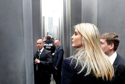 Ivanka al Memoriale per le vittime dell'Olocausto 1